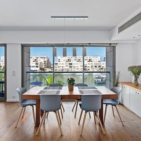 Lagoon View 3Bd Huge Family Apartment Herzliya Bagian luar foto